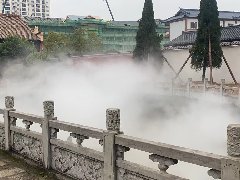 <b>坐标江西文庙景观喷雾系统安装调试完成</b>