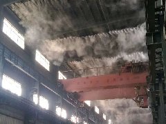 <b>铸造厂高压喷雾降尘车间降尘效果不错</b>